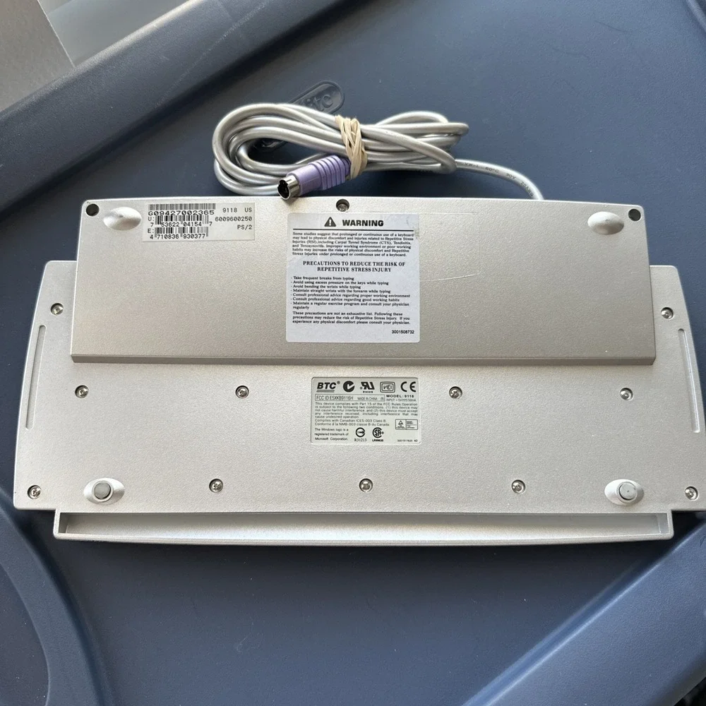 Vintage BTC Keyboard 9118 Not Tested